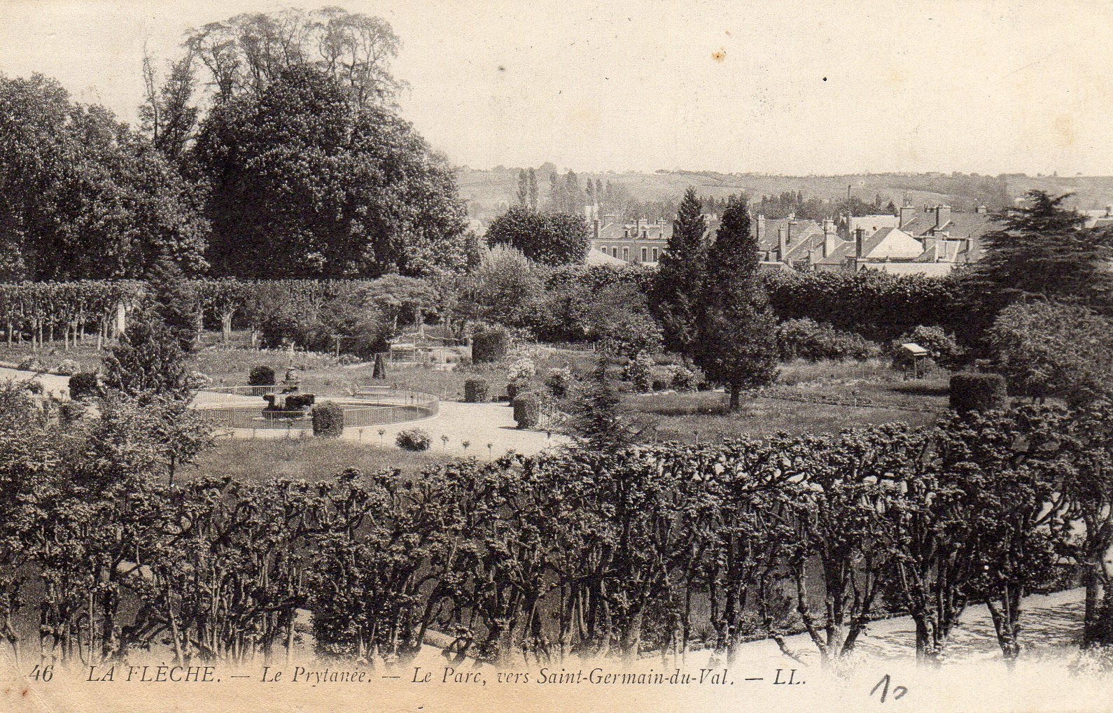 La Flèche - edit LL n°46 Le Prytanée - Le Parc, vers Saint-Germain-du-Val