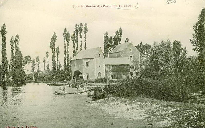 La Flèche - edit VA n°57 Le Moulin des Pins, prés la Flèche