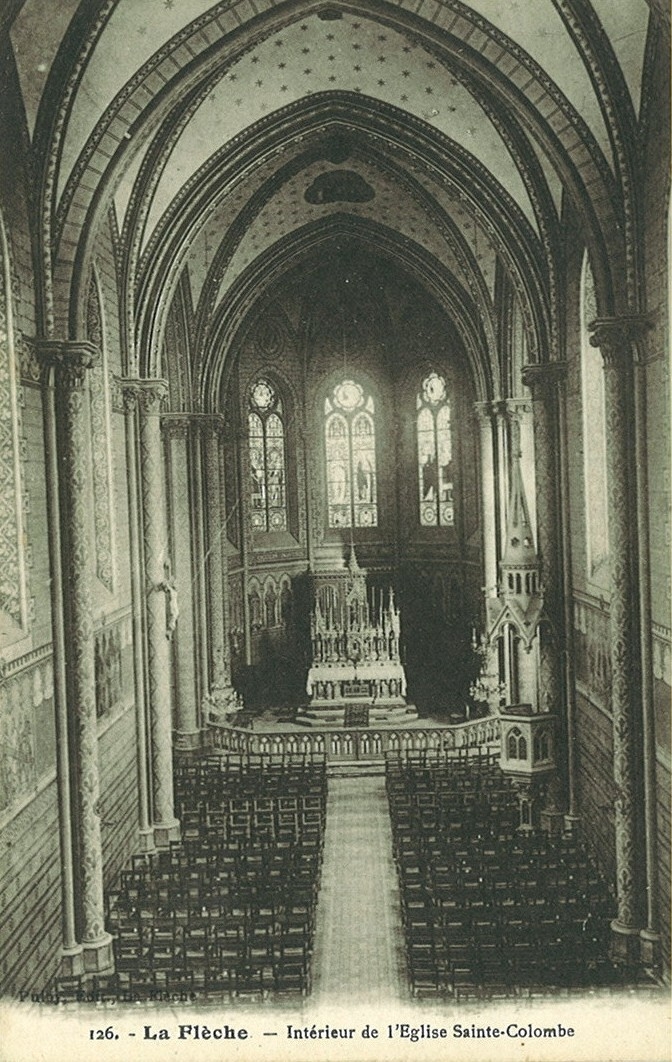 La Flèche - 1900-1945 - n°126 Intérieur de l'Eglise Sainte-Colombe