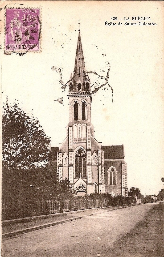 La Flèche - 1900-1945 - n°139 Eglise de Sainte-Colombe