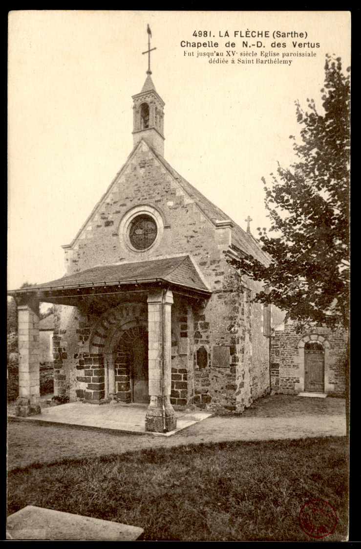 La Flèche - 1900-1945 - n°4981 Chapelle de N.-D des Vertus