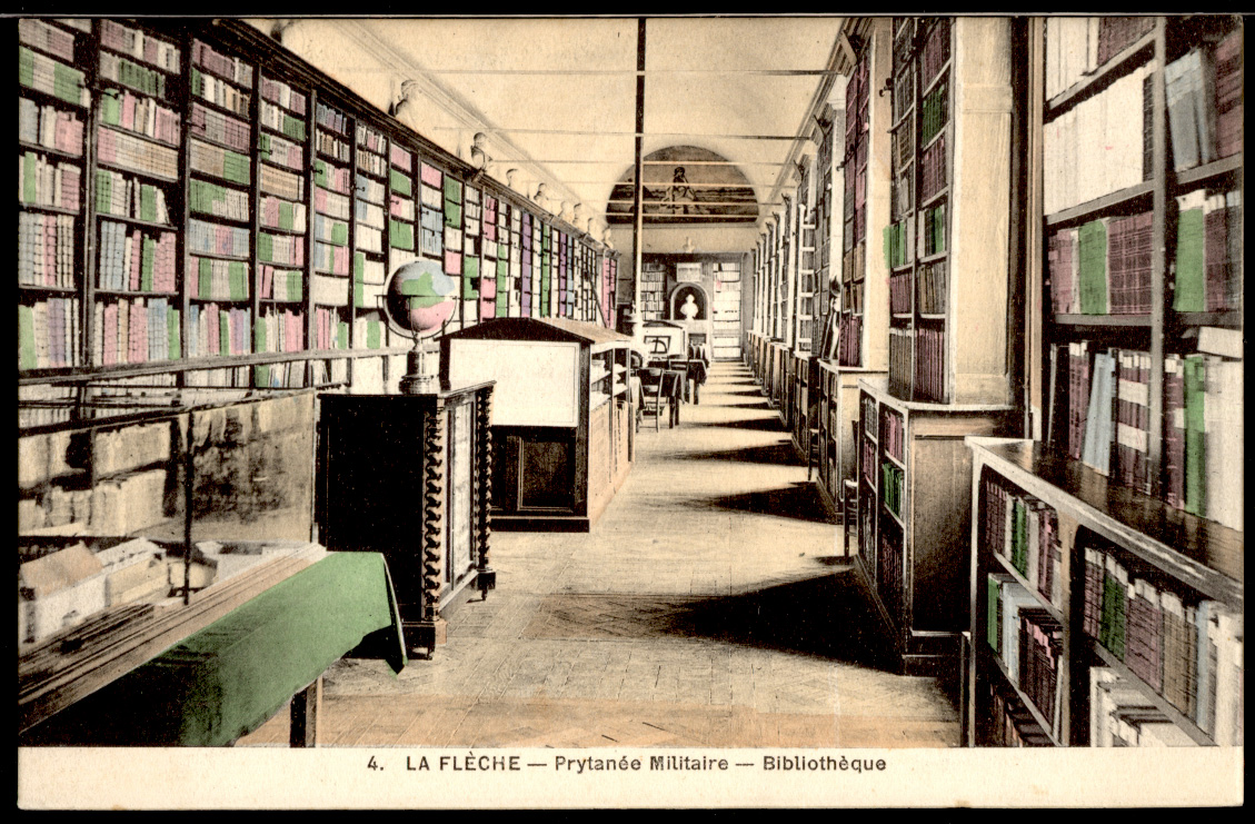La Flèche - n°4 Prytanée Militaire - Bibliothèque - Couleur
