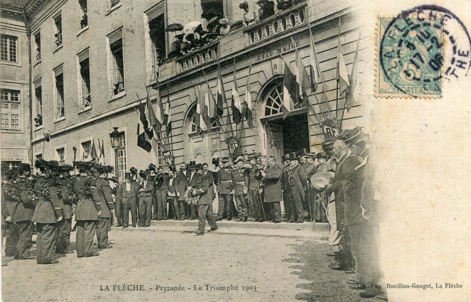 La Flèche - 1903 - edit Bouillon-Gouget Prytanée Le Triomphe