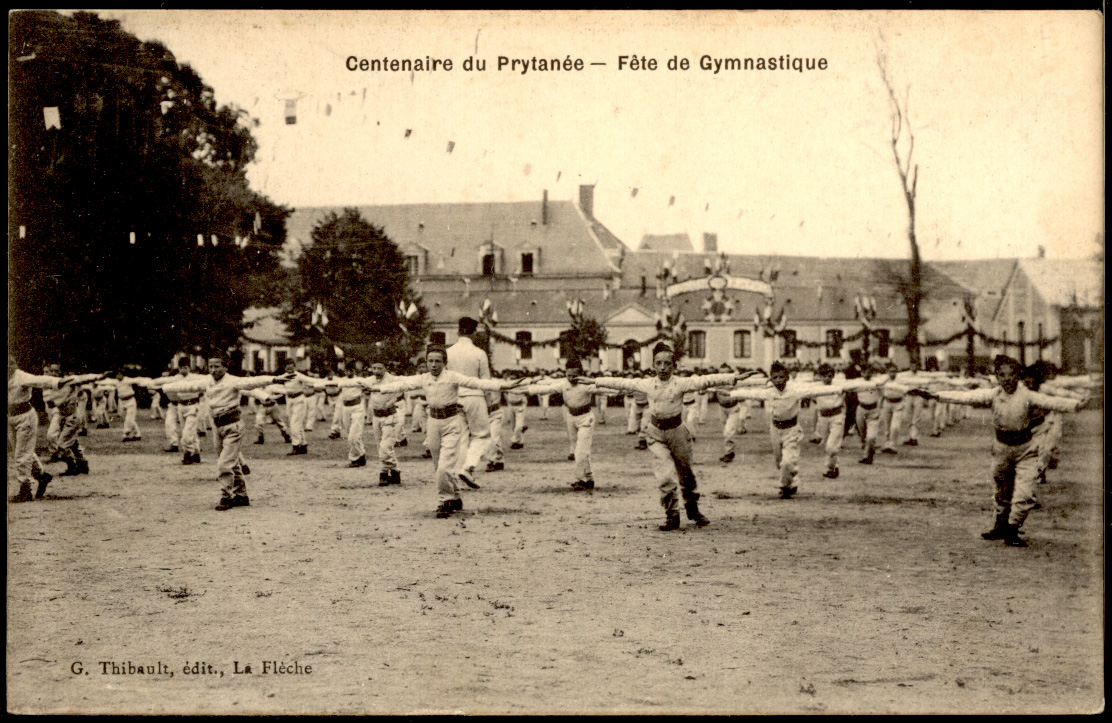 La Flèche - 1908 - edit G Thibault Centenaire du Prytanée - Fête de Gymnastique -1
